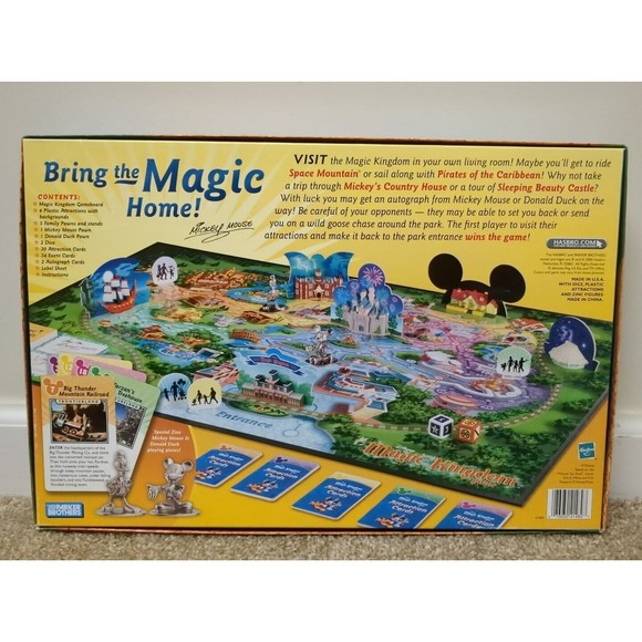 Disney Magic Kingdom Board Game 2004 Hasbro Parker Brothers‎ INCOMPLETE - Picture 16 of 16